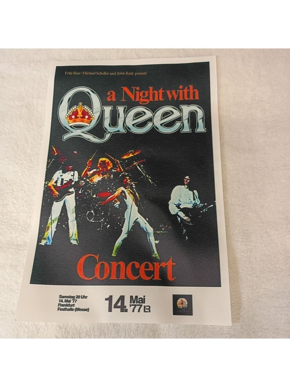 2/$10 Queen Concert Canvas Print Poster